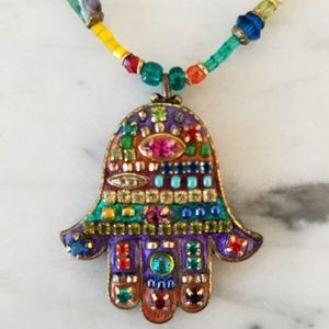 MICHAL GOLAN HAMSA NECKLACE